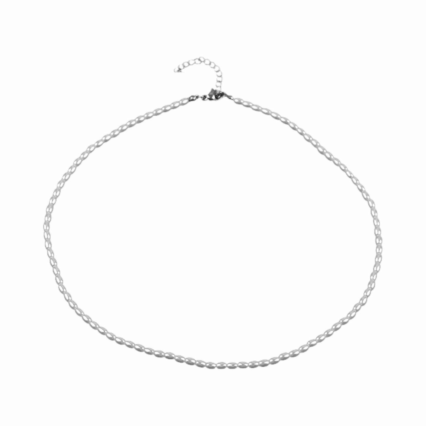 Sana – Textured Pearl Choker with Gold Clasp