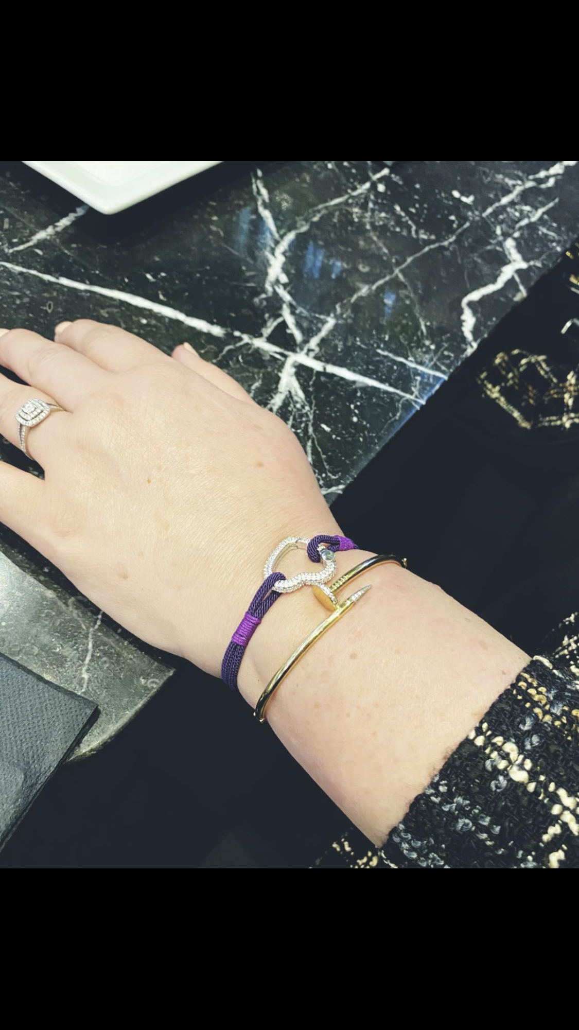 925 Sterling Silver "Best Mom" engarved marcame bracelet