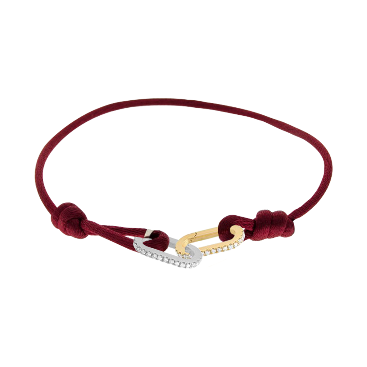 Sterling Silver 925 Links Friendship Macrame Bracelet