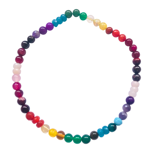Multigems Beaded choker Multicolor All Natural beads